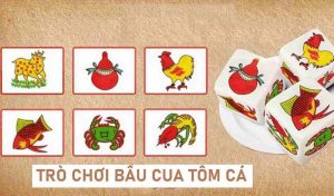 Bầu cua tôm cá là một trò chơi được ưa chuộng tại Việt Nam.